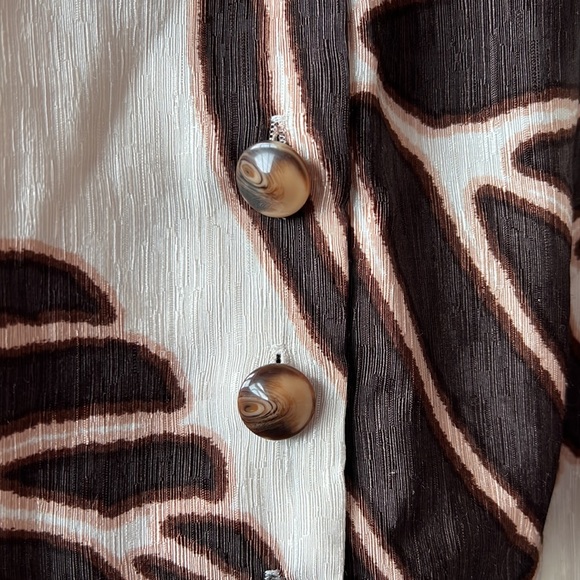 Tibi collared button up printed sleeveless dress - Picture 5 of 8